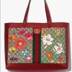 GUCCI FLORAL TOTE